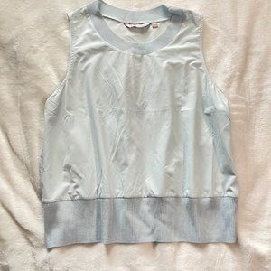 Athleta Light Blue Tank Racerback Tank Top M